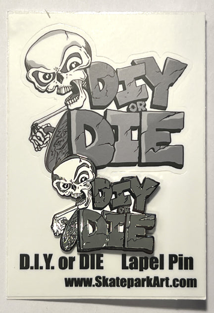 D.I.Y. or DIE Lapel Pin