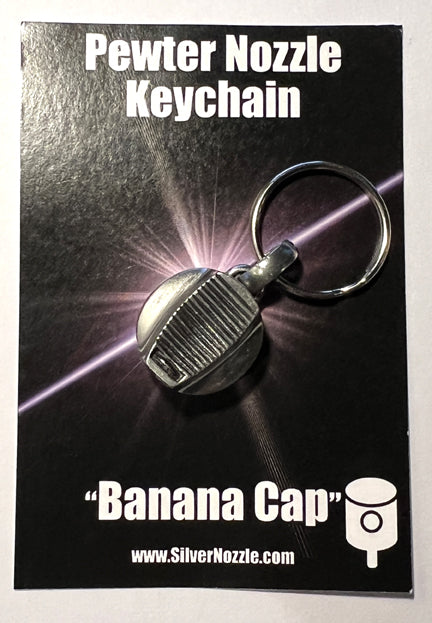 Banana Pewter Nozzle Keychain.