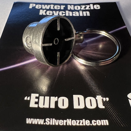 Euro Nozzle Pewter Keychain