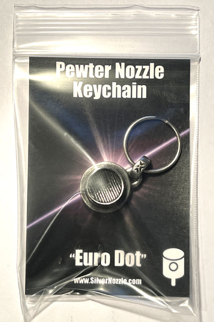 Euro Nozzle Pewter Keychain
