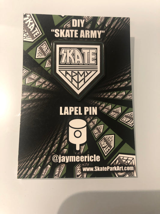 Skate Army Lapel Pin