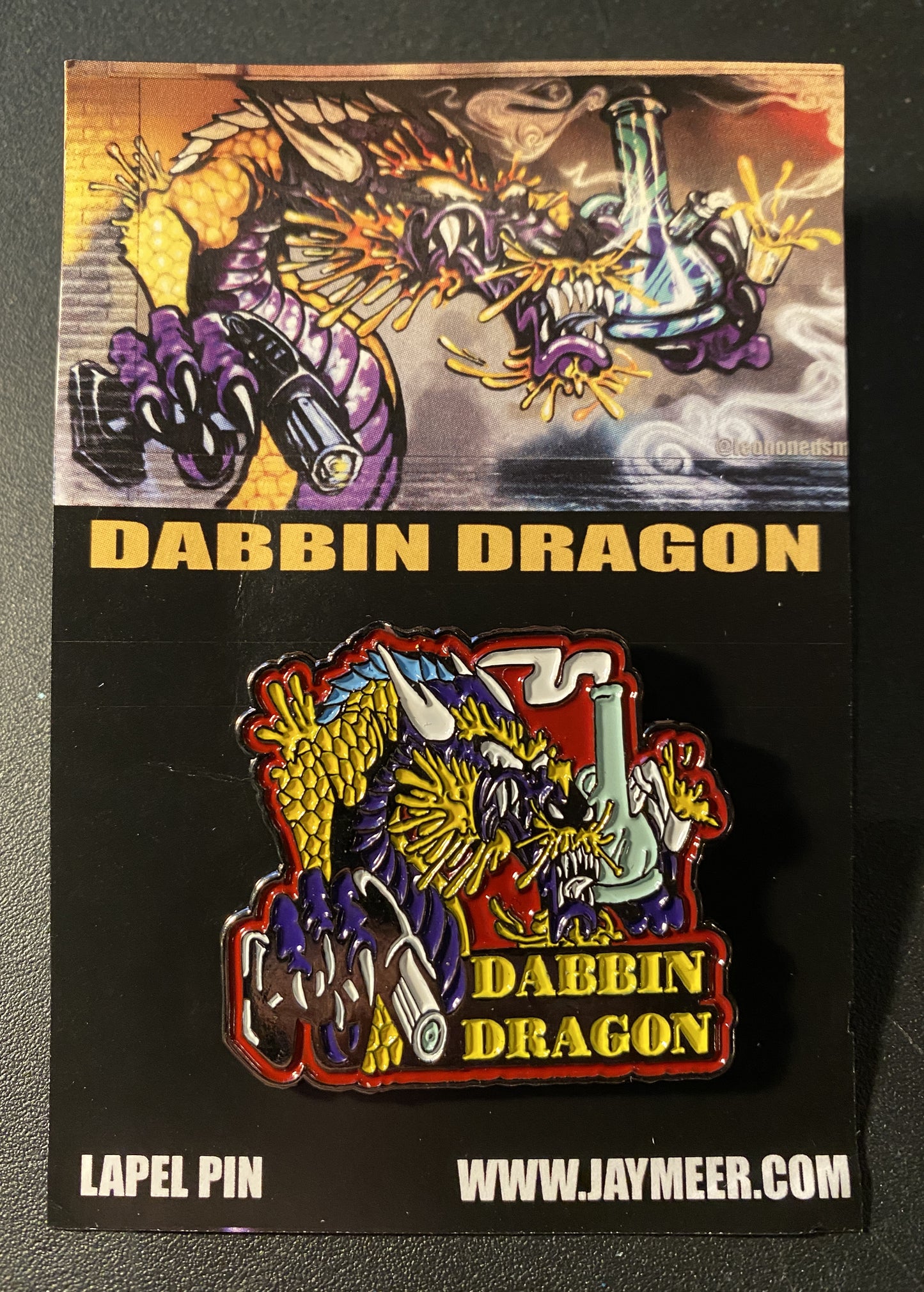 Dabbin Dragon Lapel Pin