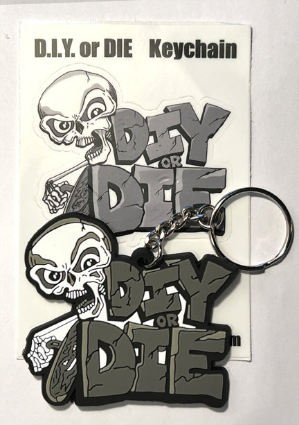 D.I.Y. or DIE PVC Keychain