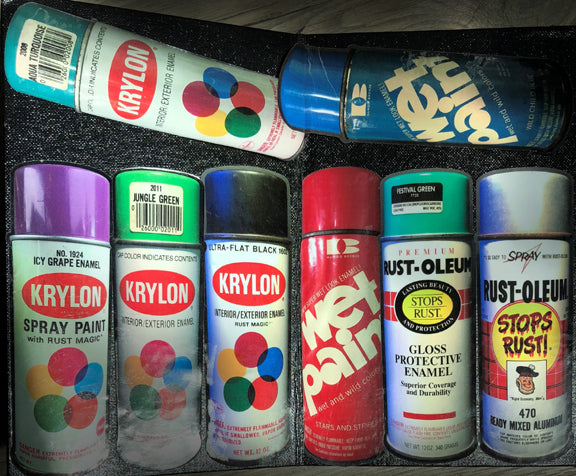 Vintage Spraypaint Stickers